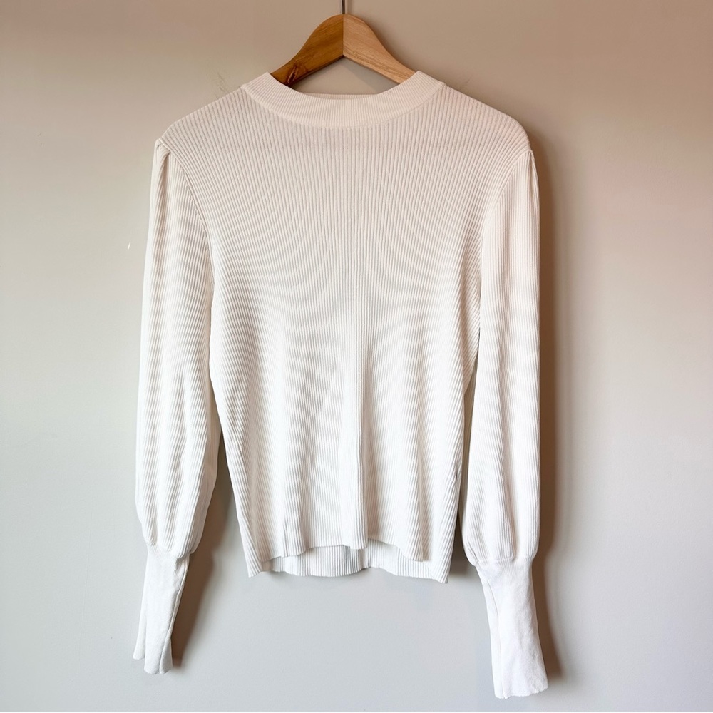 Zara | Balloon Sleeve Ribbed Sweater